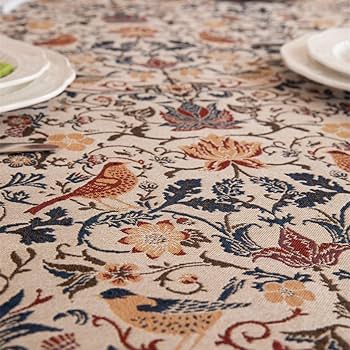 ウィリアムモリス　テーブルクロス、マルチカバー Amazon｜PIRNSDG ウィリアム モリス 高級 テーブルクロス 長方形